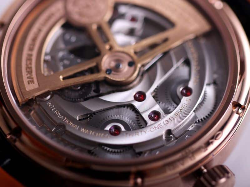 IWC watch Portuguese series true perpetual calendar complex function watch movement picture