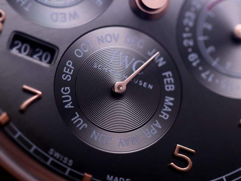 IWC high-quality watch Portuguese series true perpetual calendar complex function watch detail shots