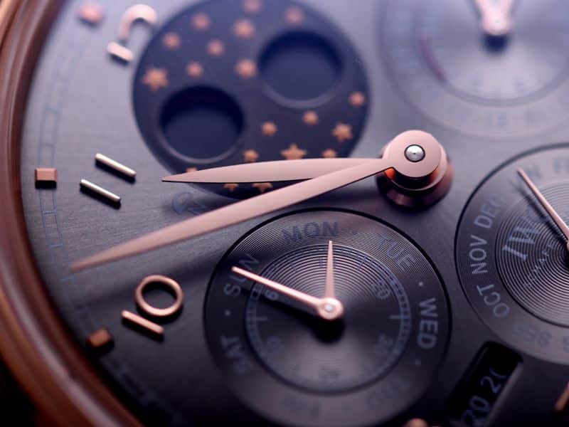 IWC high-quality watch Portuguese series true perpetual calendar complex function watch detail shots