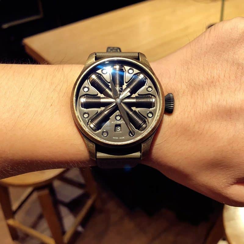 IWC watch IWC concept watch special edition watch front view