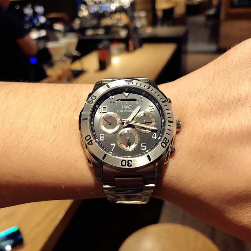 IWC watch IWC Sun Moon Star Air Force One special forces watch front view