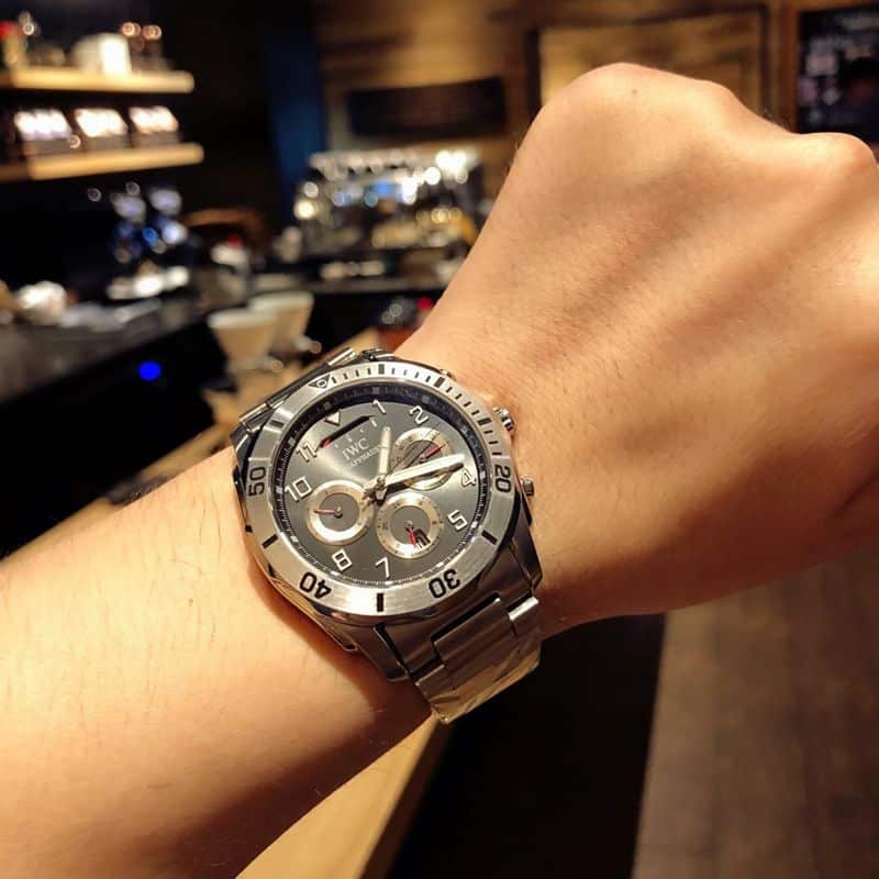 IWC watch IWC Sun Moon Star Air Force One special forces watch front view
