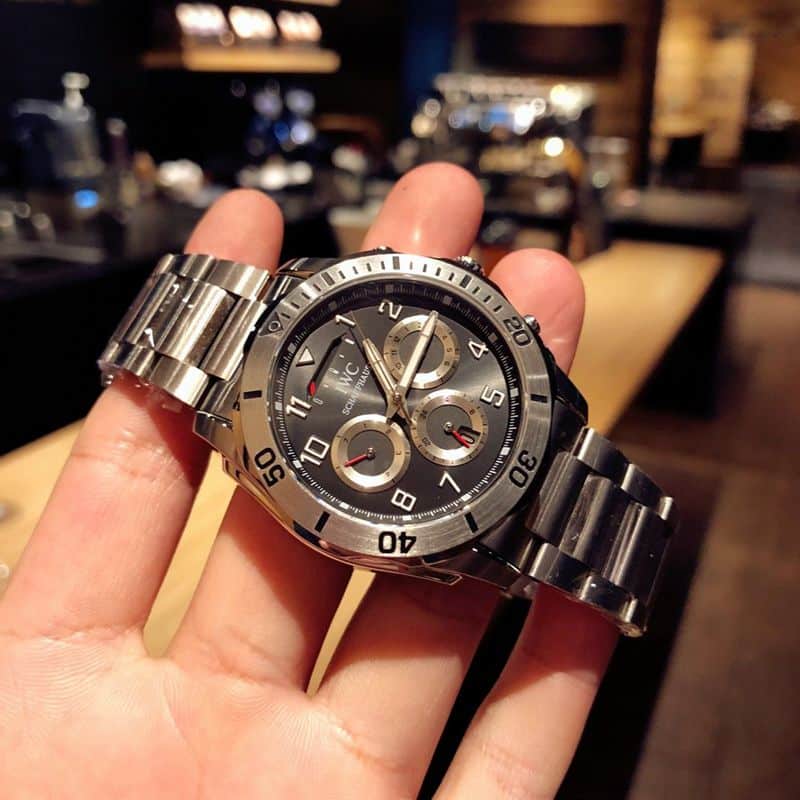 IWC watch IWC Sun Moon Star Air Force One special forces watch front view