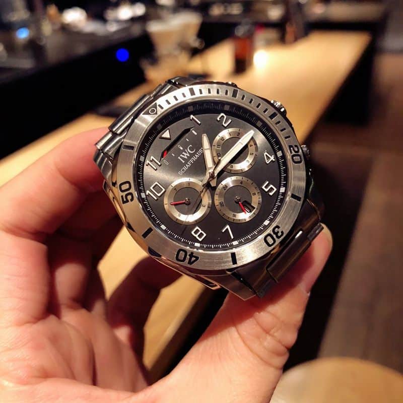 IWC watch IWC Sun Moon Star Air Force One special forces watch front view