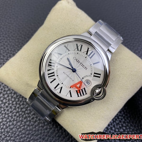 2020 new watch Cartier Blue Balloon V6 factory (V8 upgraded version) official warranty card manual warranty steel bracelet front view