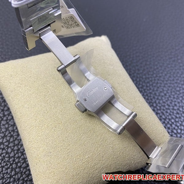 2020 new watch Cartier Blue Balloon V6 factory (V8 upgraded version) official warranty card manual warranty steel bracelet model clasp picture