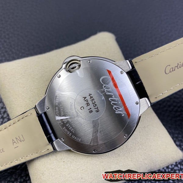 2020 new watch Cartier blue balloon V6 factory (V8 upgraded version) official warranty card instruction manual warranty leather strap model back cover picture