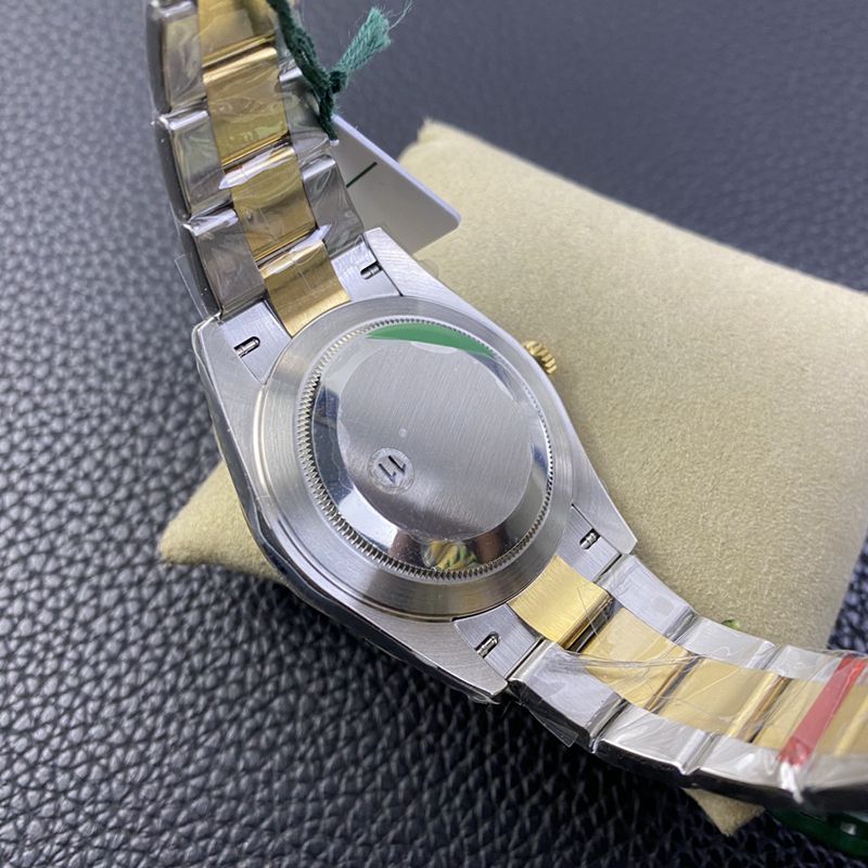 Rolexsuper watch gold Datejust41MM gold plate new six-digit small crown watch back cover picture