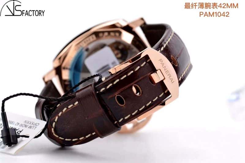 Paneraisuper watch Luminor Due small red gold 42MM watch clasp picture