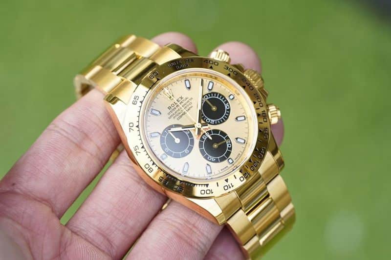 Rolexreplica watch Cosmograph Daytona all gold series watch front view