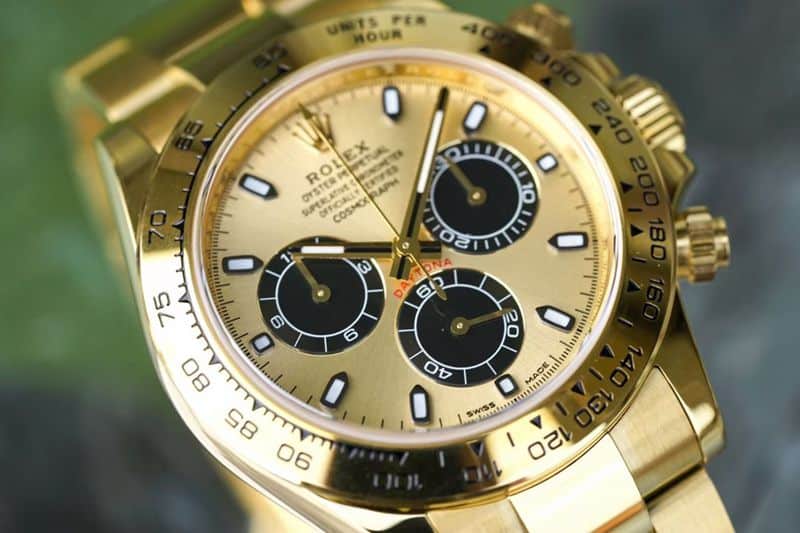 Rolexreplica watch Cosmograph Daytona all gold series watch front view
