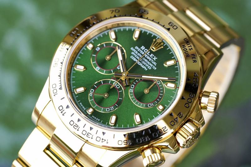 Rolex high-quality watch Cosmograph Daytona all gold series watch front view