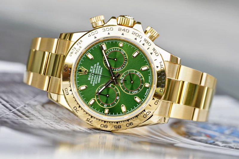 Rolex high-quality watch Cosmograph Daytona all gold series watch front view