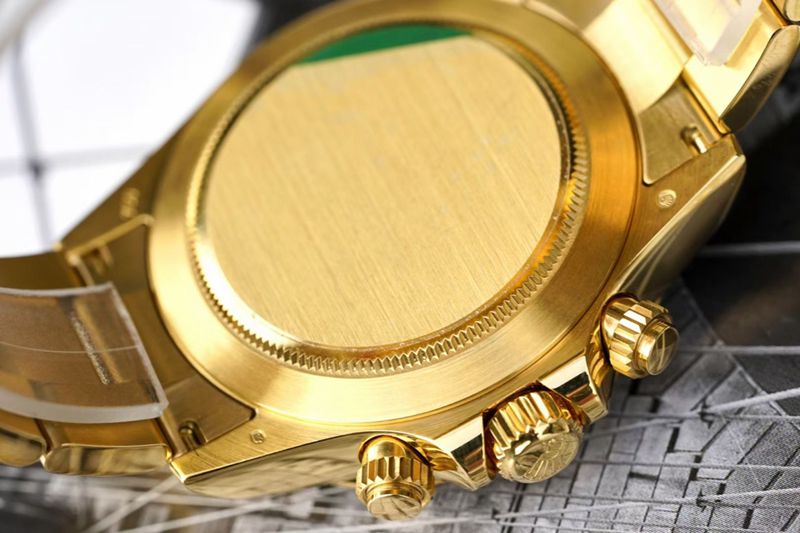 Rolex high-quality watch Cosmograph Daytona all-gold series watch back cover picture