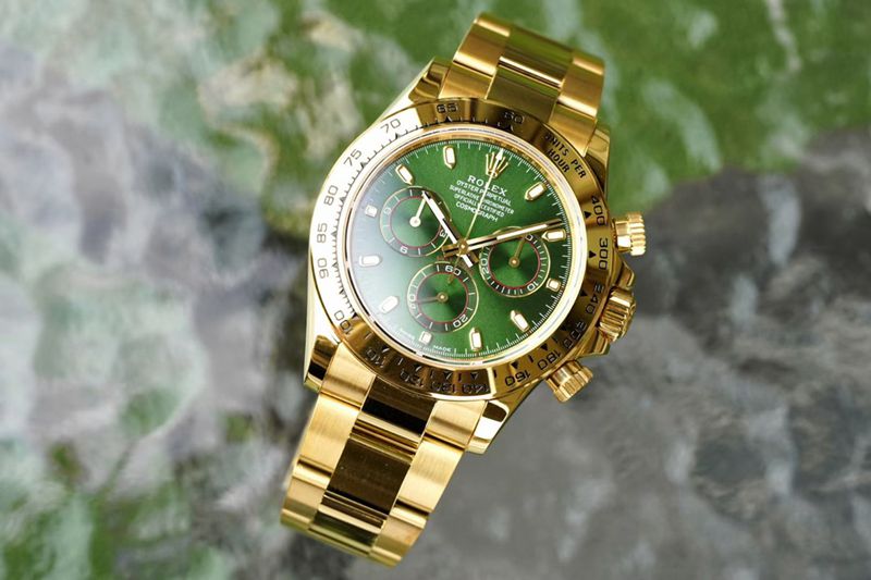 Rolex high-quality watch Cosmograph Daytona all gold series watch front view