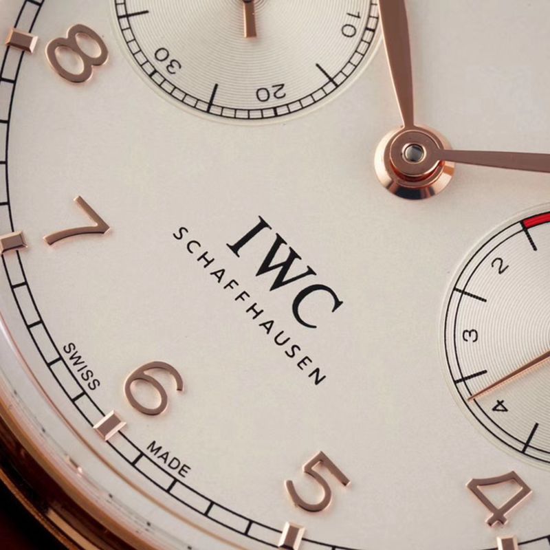 IWCIWCreplica watch Portuguese series annual calendar men's mechanical watch detail shots