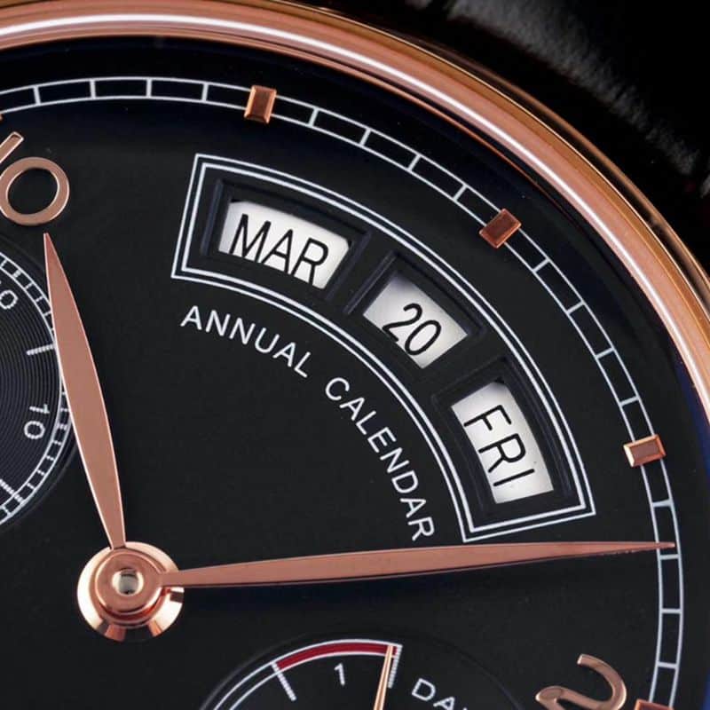 IWCIWCsuper watch Portuguese series annual calendar men's mechanical watch detail shots