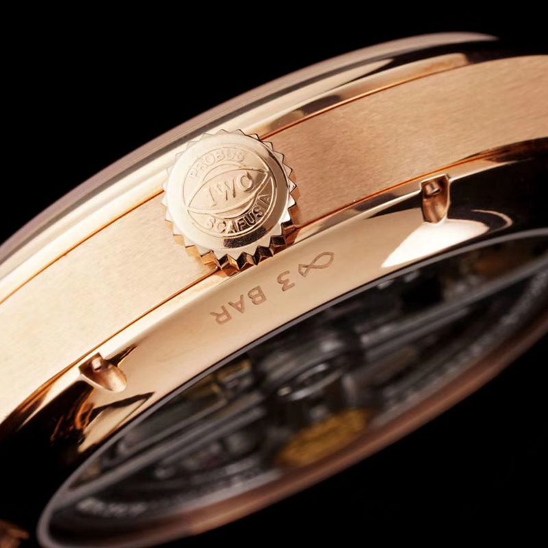 IWCIWCsuper watch Portuguese series annual calendar men's mechanical watch side view