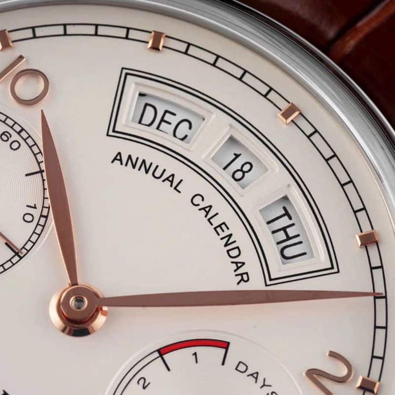 IWCIWC high-quality watch Portuguese series annual calendar men's mechanical watch detail shots