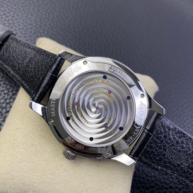 Jaeger-LeCoultre watch master series orbital flywheel men's mechanical watch back cover picture