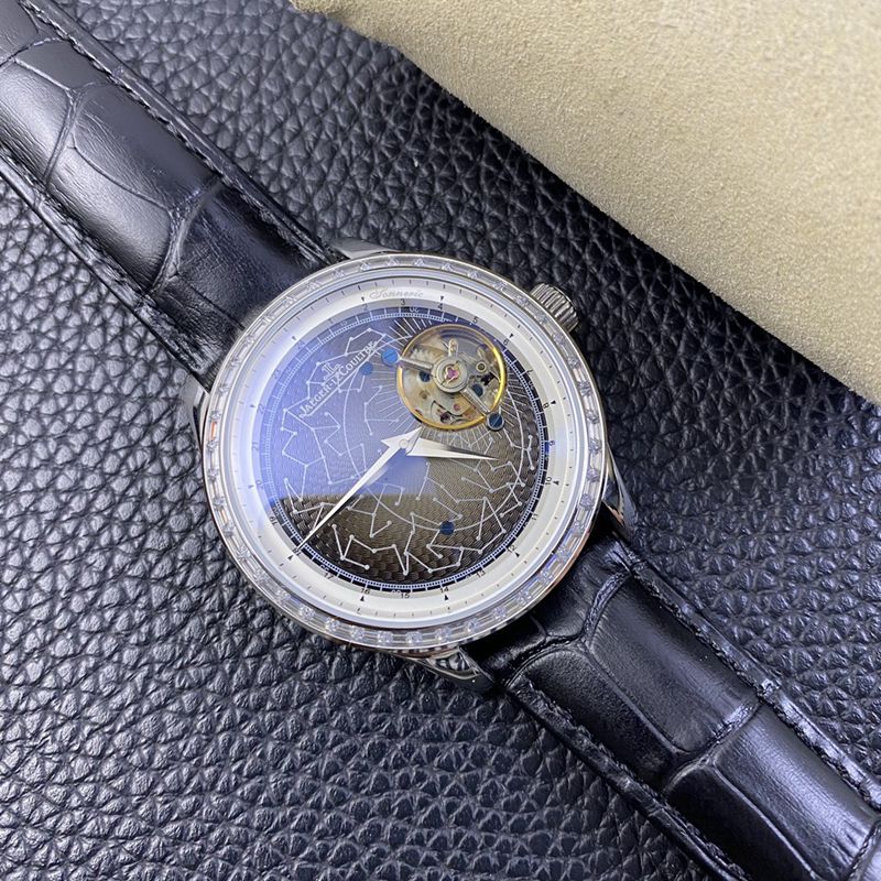 Jaeger-LeCoultre watch master series orbital flywheel men's mechanical watch front view