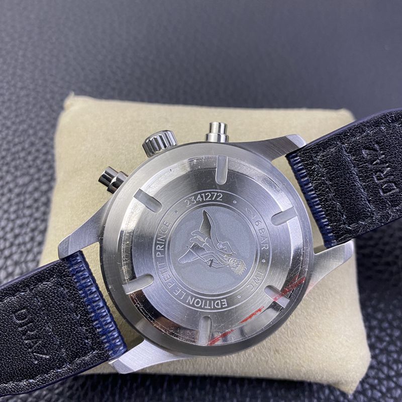 IWCIWChigh-quality watch pilot series IW377729 watch blue captain special edition men's mechanical watch back cover