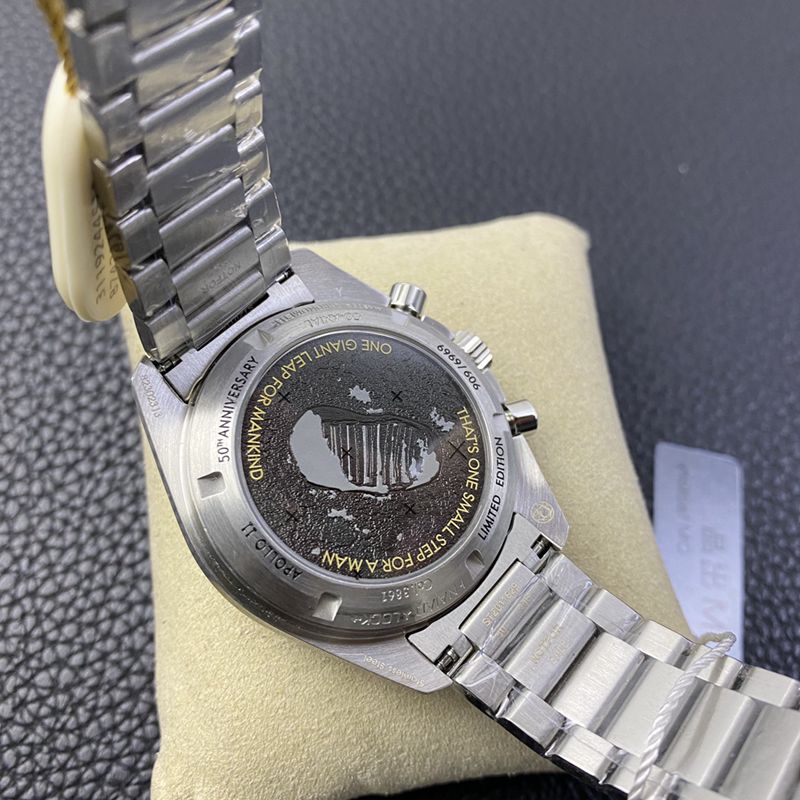 OM factory Omega watches Speedmaster Apollo 11 domineering men's mechanical watch movement Figure