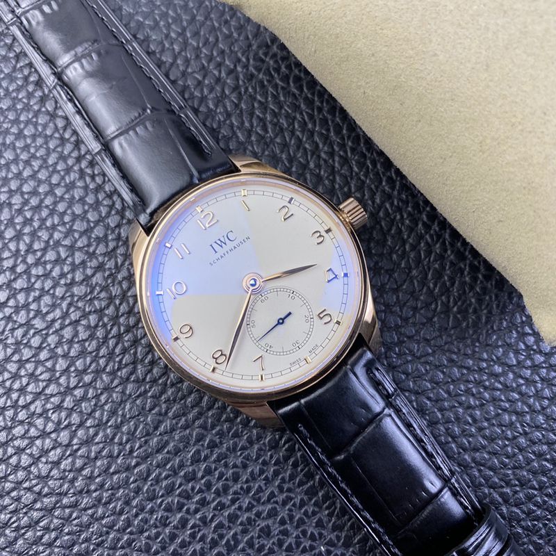 YL factory IWC watch Portuguese automatic small three-hand men's mechanical watch front view