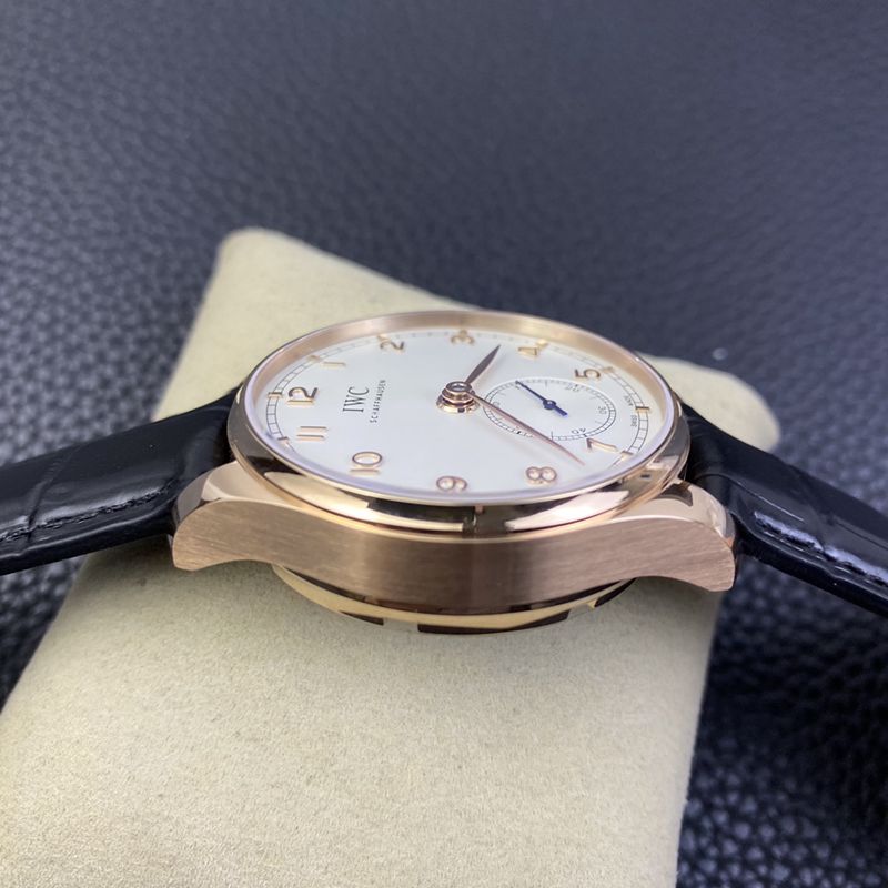 YL factory IWC watch Portuguese automatic small three-hand men's mechanical watch side view