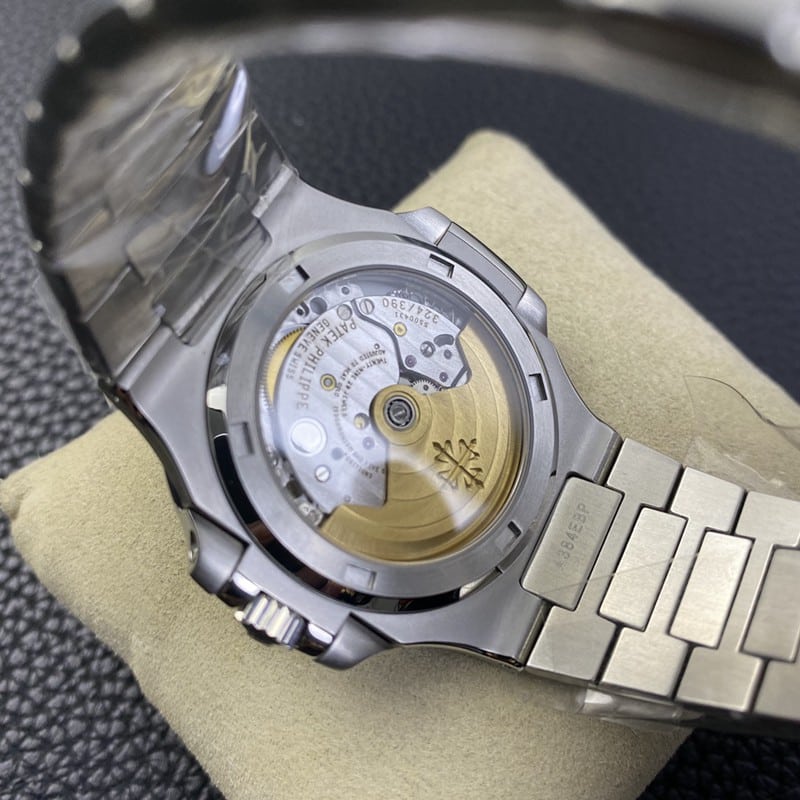 3K Factory Top Patek Philippe collectible watches Nautilus 324SC Ultra-thin Mechanical White Steel White Plate Movement Figure