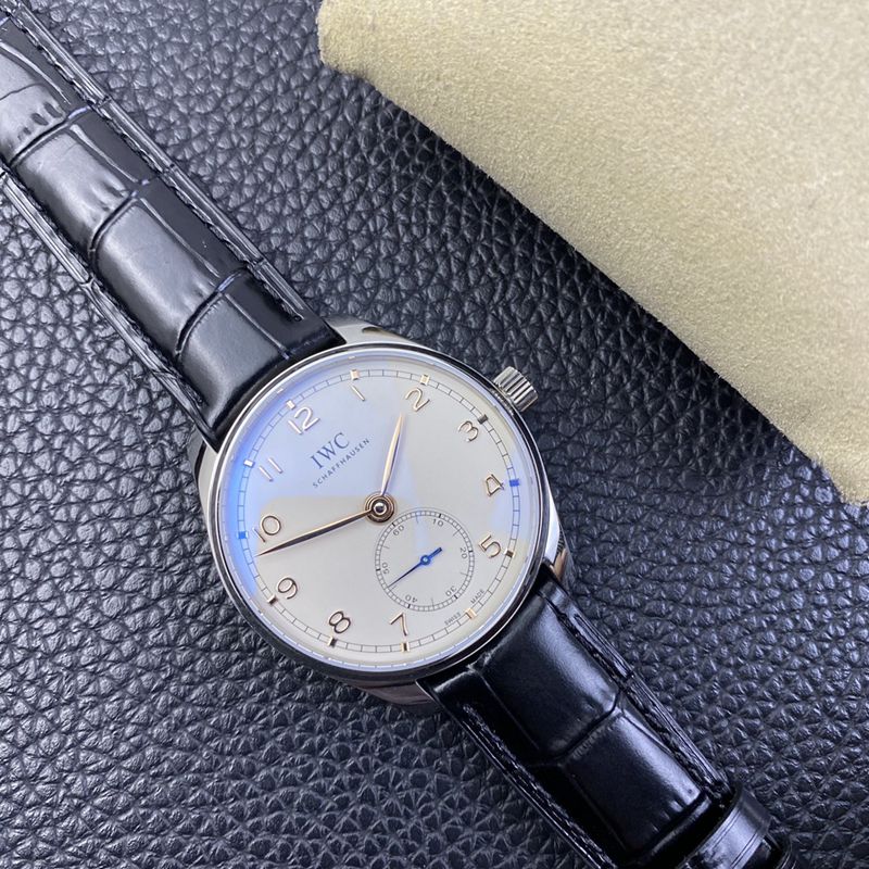 YL factory IWC high-quality watch Portuguese automatic small three-hand men's mechanical watch front view