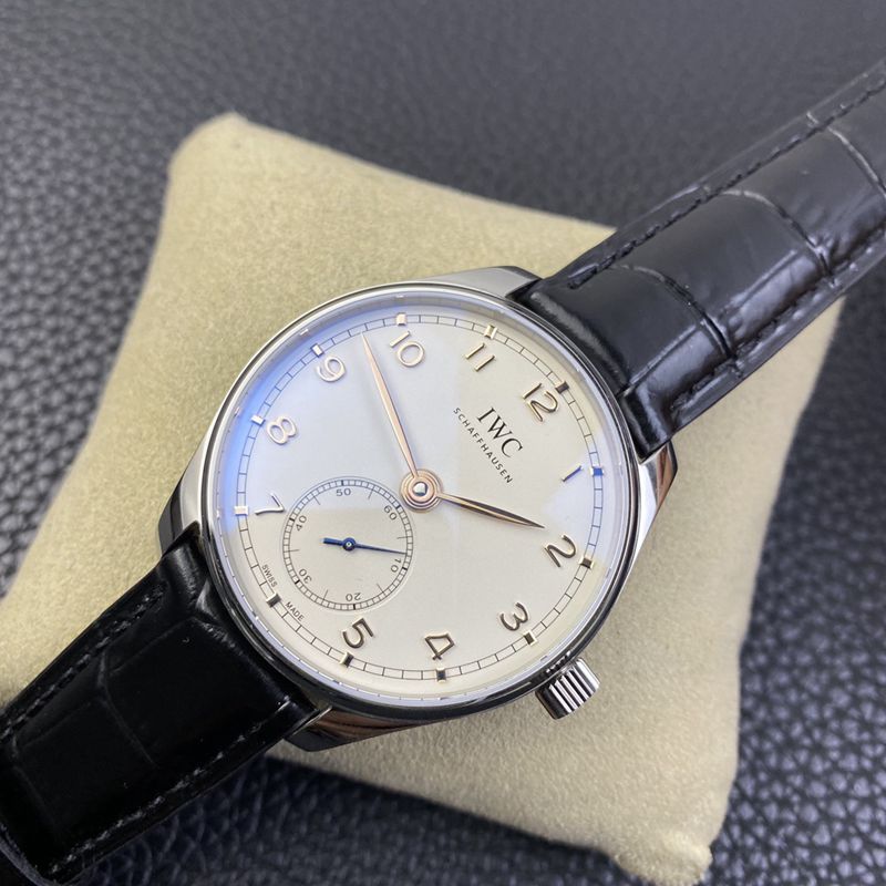 YL factory IWC high-quality watch Portuguese automatic small three-hand men's mechanical watch front view