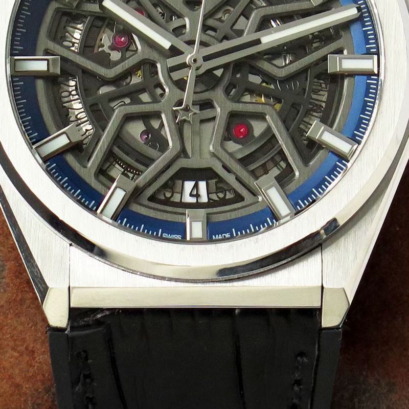 LF factory Zenith high-quality watch DEFY series GLASSIC hollow men's mechanical watch detail shots