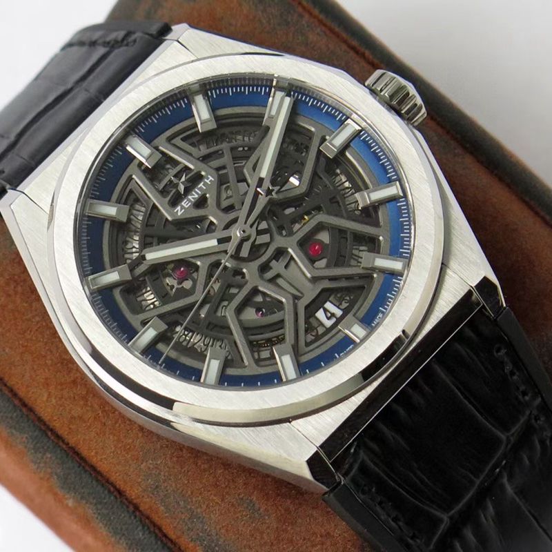 LF factory Zenith high-quality watch DEFY series GLASSIC hollow men's mechanical watch front view
