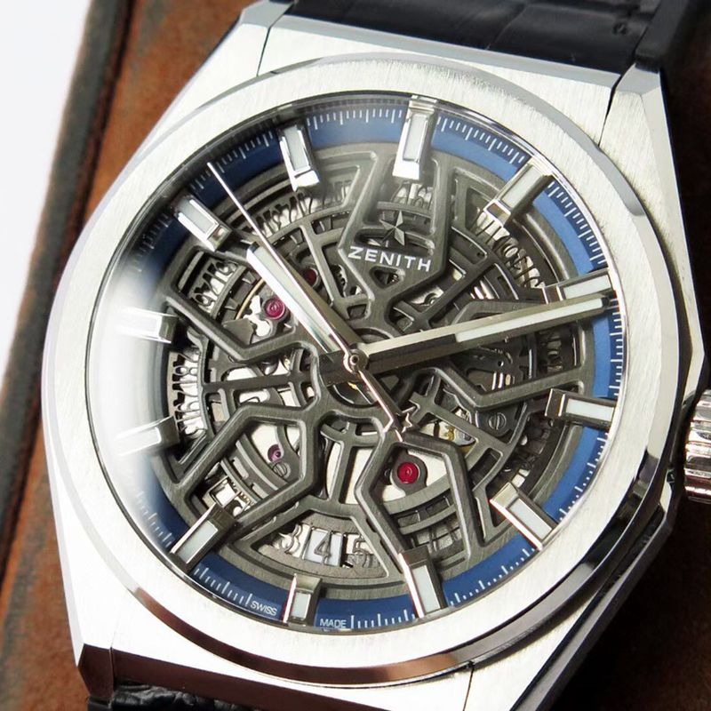 LF factory Zenith high-quality watch DEFY series GLASSIC hollow men's mechanical watch front view