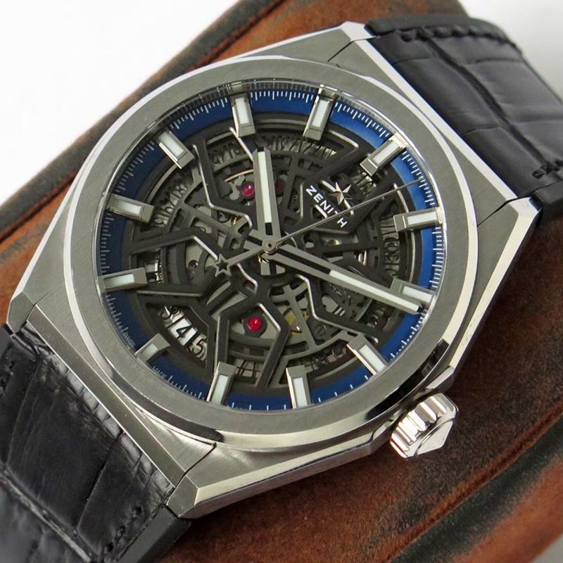 LF factory Zenith high-quality watch DEFY series GLASSIC hollow men's mechanical watch front view