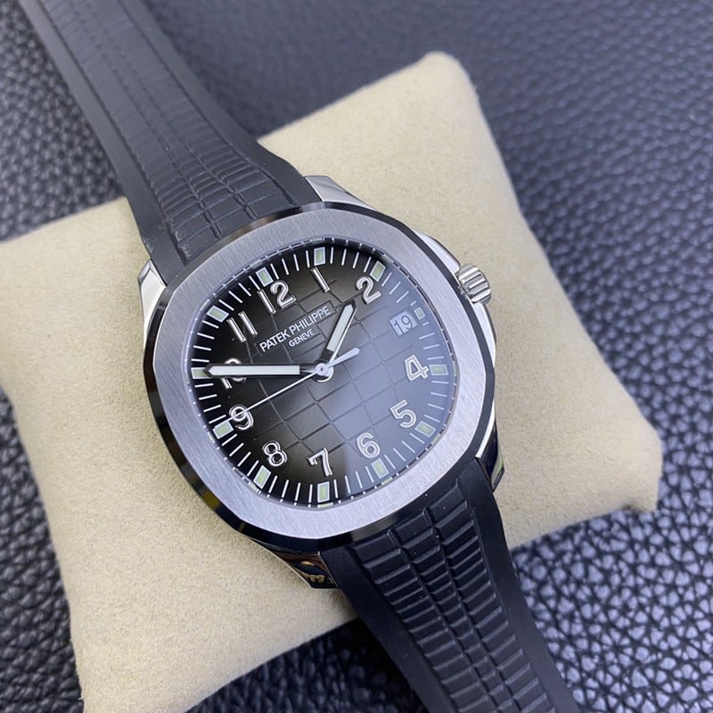 WY-3K Factorytop-tierPatek Philippe grenade watch ultra-thin 324SCmovement gray plate silicone bracelet front view