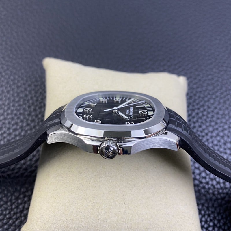 WY-3K Factorytop-tierPatek Philippe grenade watch ultra-thin 324SCmovement gray plate silicone bracelet side view