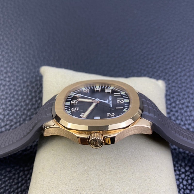 WY-3K Factorytop-tierPatek Philippe grenade watch ultra-thin 324SC movementrose gold coffee plate side view