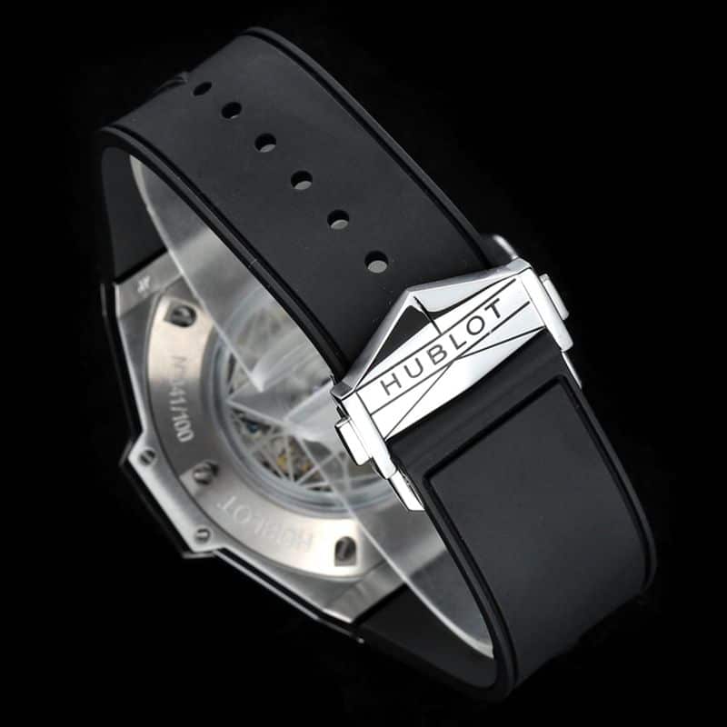 HublotHublotsuper watch new BigBangSangBleuII tattoo men's mechanical watch clasp picture
