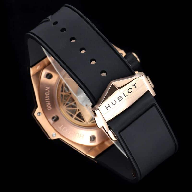 HublotHublothigh-quality watch new BigBangSangBleuII tattoo men's mechanical watch clasp picture