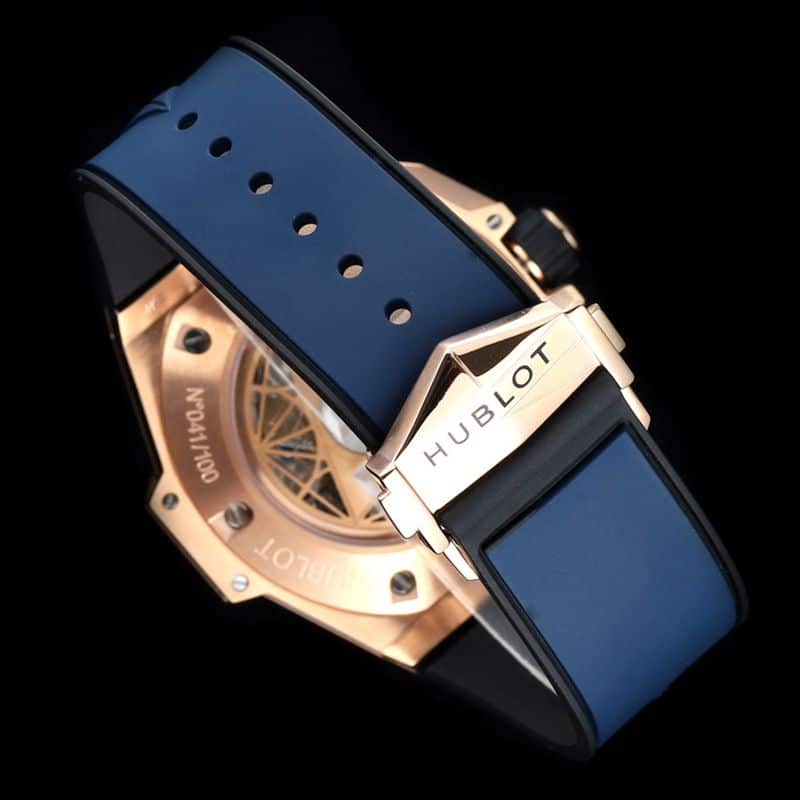 HublotHublothigh-quality watch new BigBangSangBleuII tattoo men's mechanical watch clasp picture