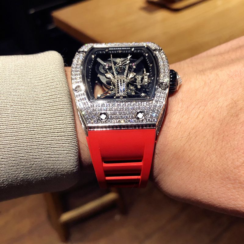 Richard Mille watch RichardMille starry series men's mechanical watch detail shots