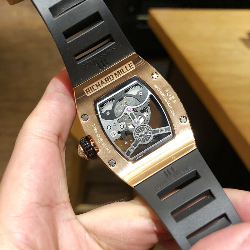 Richard Mille watch RichardMille Gypsophila series men's mechanical watch movement picture