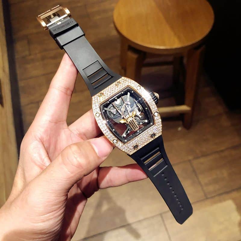 Richard Mille Watch RichardMille Gypsophila Series Men's Mechanical Watch Front View