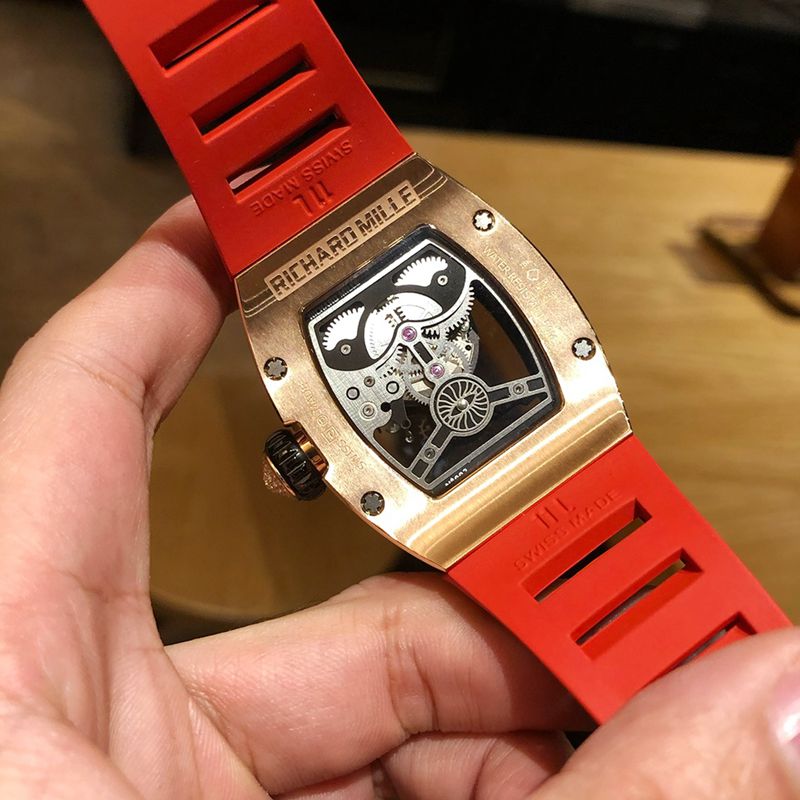 Richard Mille watch RichardMille Gypsophila series men's mechanical watch movement picture