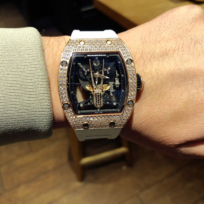 Richard Mille high-quality watch RichardMille Gypsophila series men's mechanical watch front view