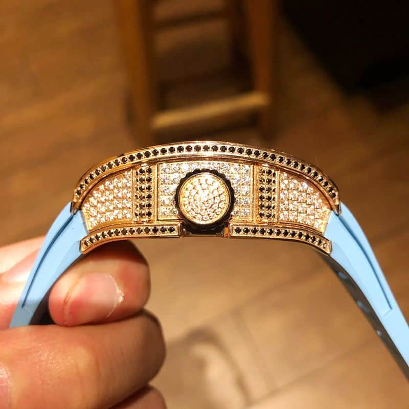 Richard Mille high-quality watch RichardMille Gypsophila series men's mechanical watch side view