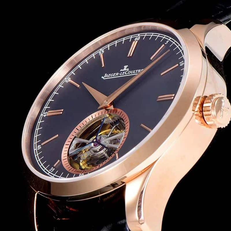 Jaeger-LeCoultre watch master 1662451 series Cal798 automatic genuine tourbillon men's watch side view