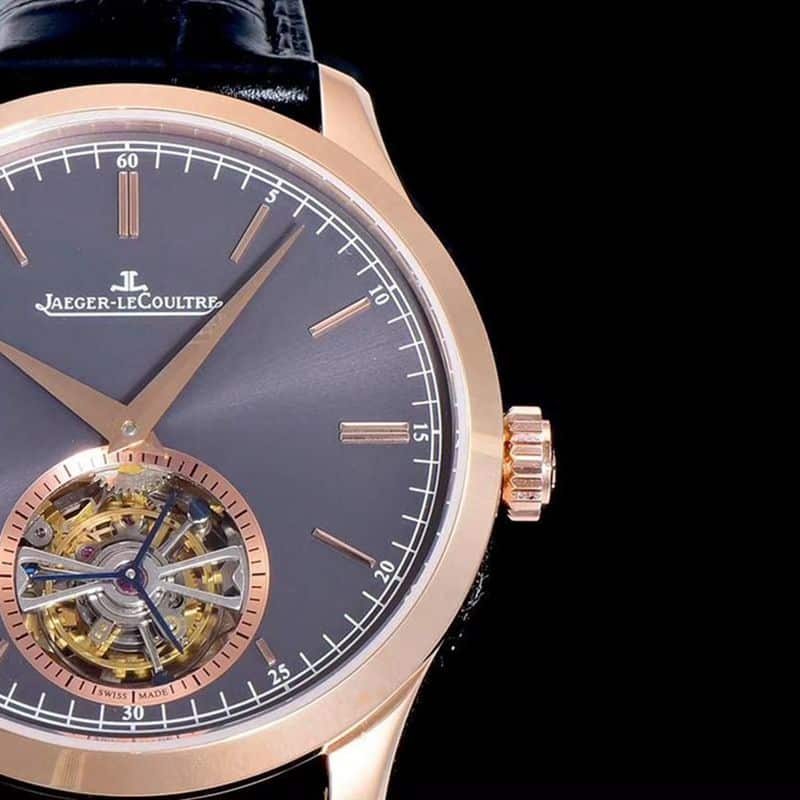 Jaeger-LeCoultre watch master 1662451 series Cal798 automatic genuine tourbillon men's watch detail shots